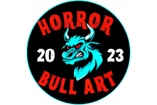 Logo for Horror Bull Art Logo for Horror Bull Art