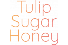 Logo for Tulip Sugar Honey and Gifts on a Half Shell Logo for Tulip Sugar Honey and Gifts on a Half Shell